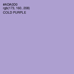 #ADA0D0 - Cold Purple Color Image